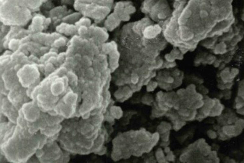 重油焼き石灰の結晶